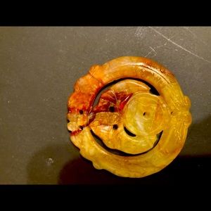 Beautiful antique carved Asian ornament.